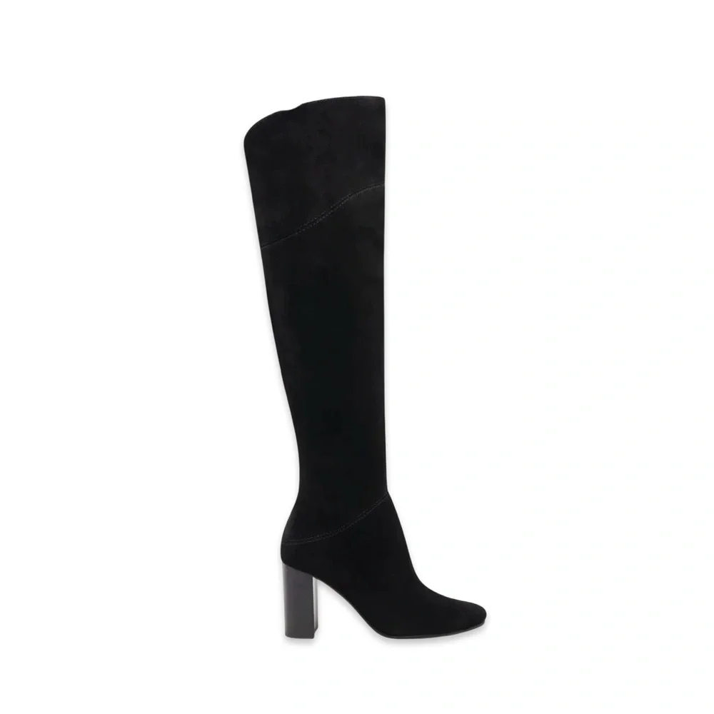 Sury Dolce Vita Wide-Calf Black Knee-High Boots